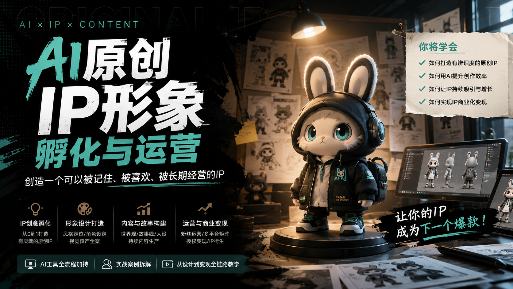 AI原创IP形象孵化与运营